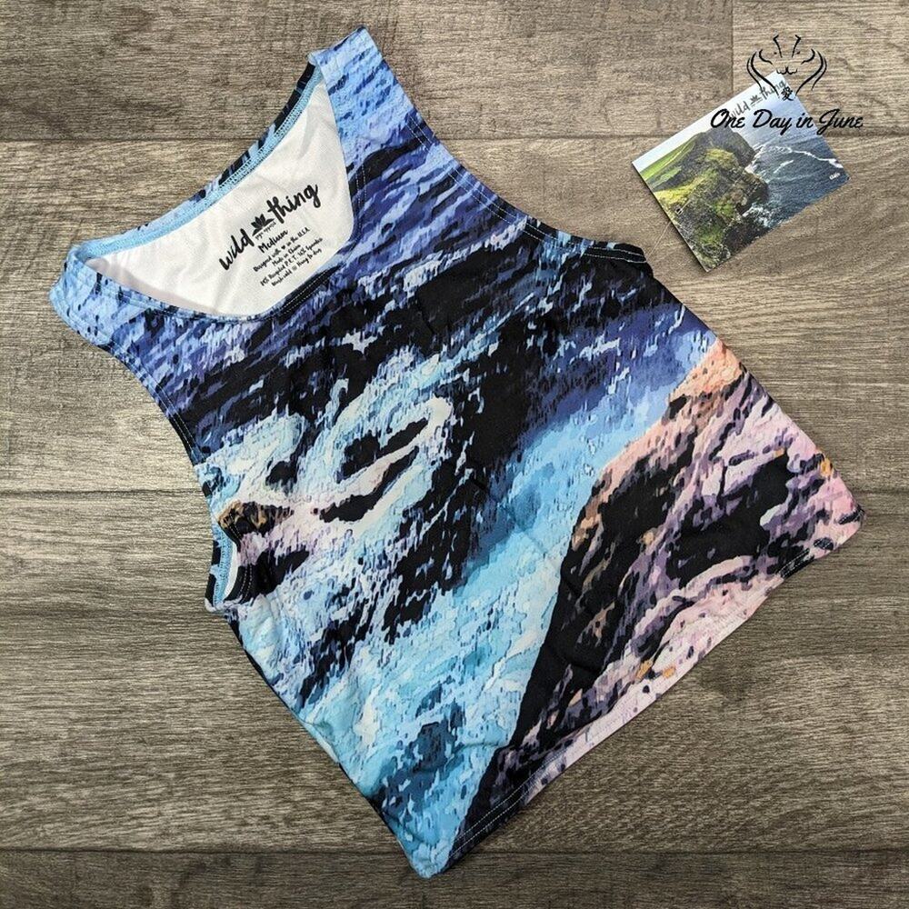 Wild Thing Workout/Yoga Crop Tank Top Size M